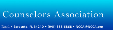 National Christian Counselors Association, 5260 Paylor Lane, Sarasota, FL 34240, 941-388-6868, 
          NCCA@NCCA.org